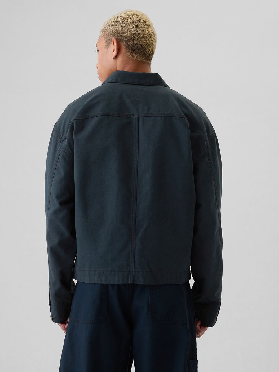 Carpenter jacket in denim Man_2