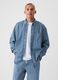 Camicia button-down in denim _0