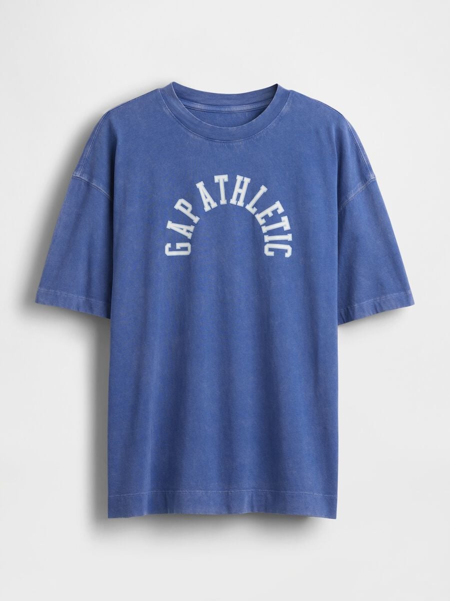 T-shirt a maniche corte in puro cotone con logo GAP Donna_4
