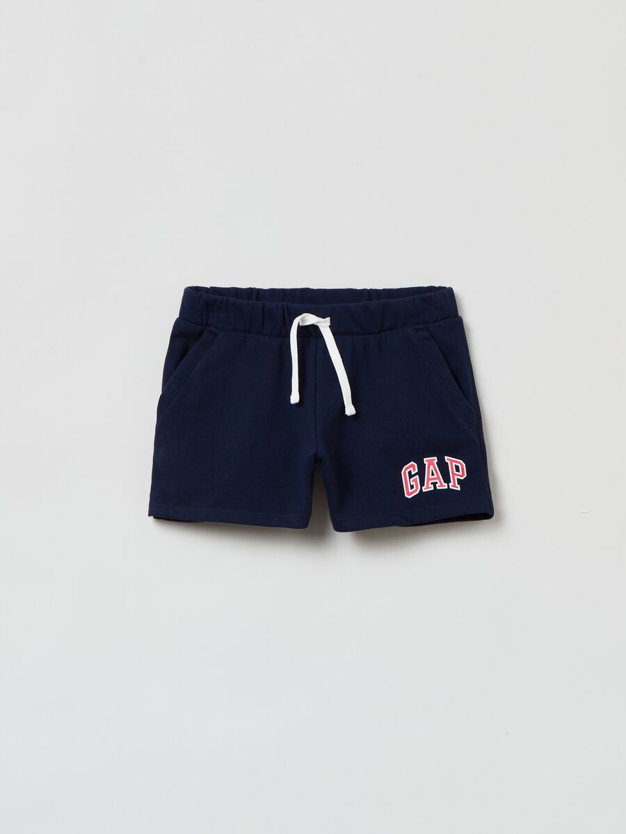 Shorts in French Terry con logo Bambina_0