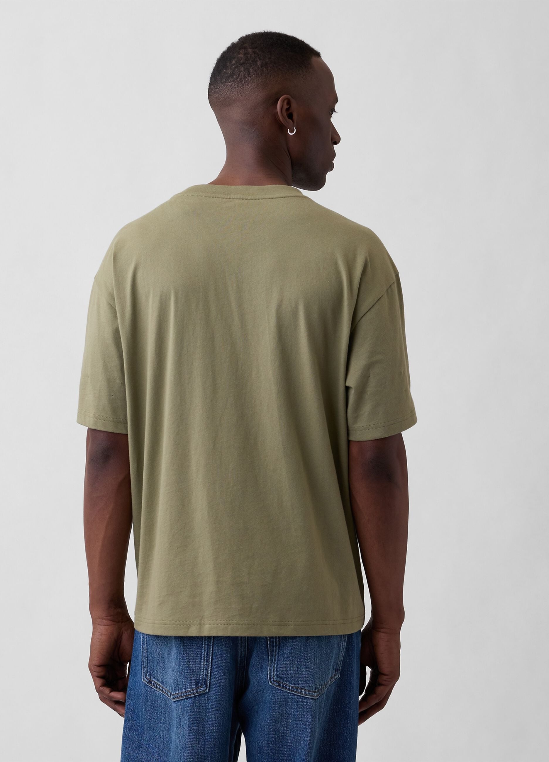 T-shirt a maniche corte in cotone con logo GAP