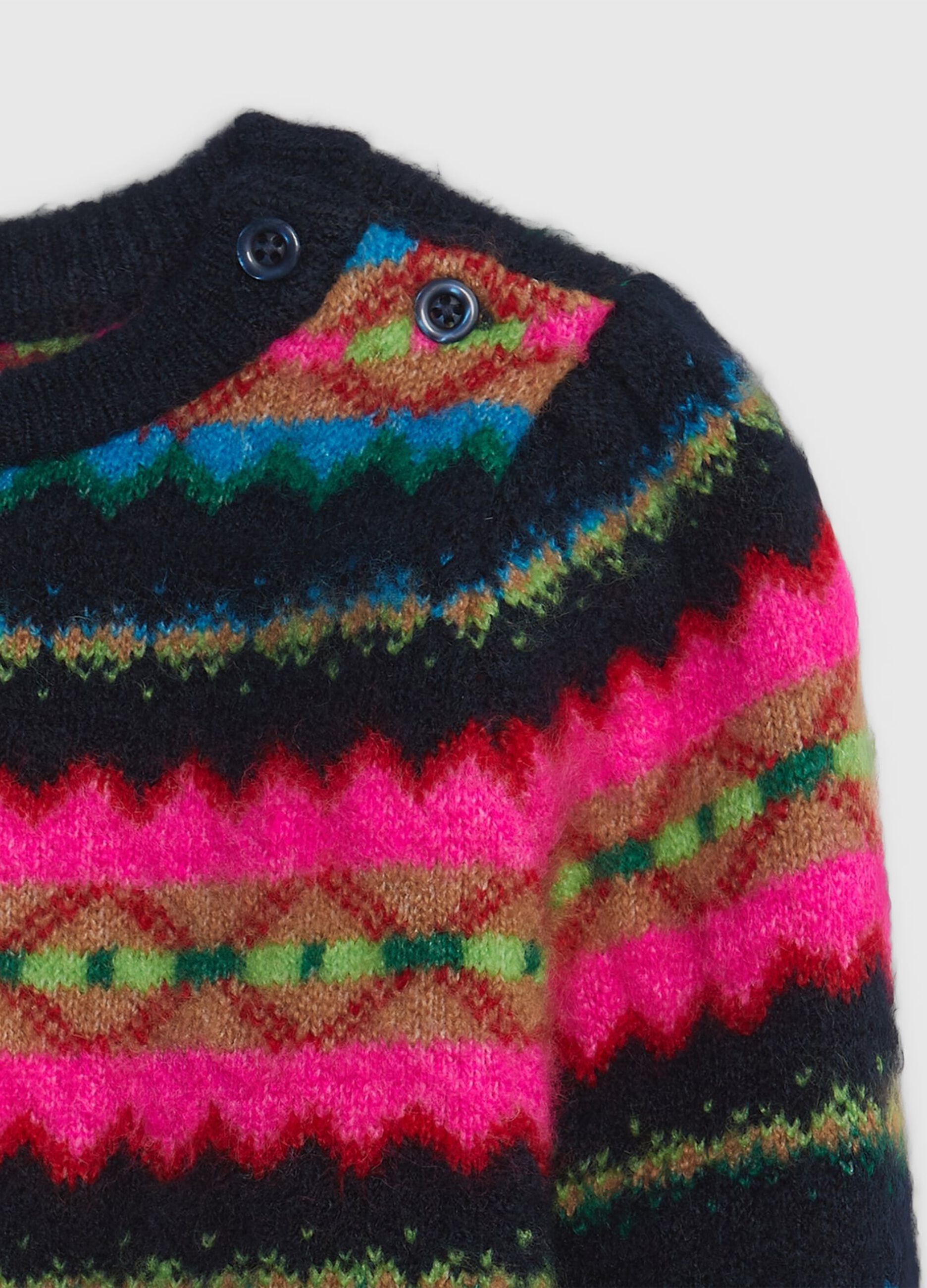 Fair Isle pattern pullover_2