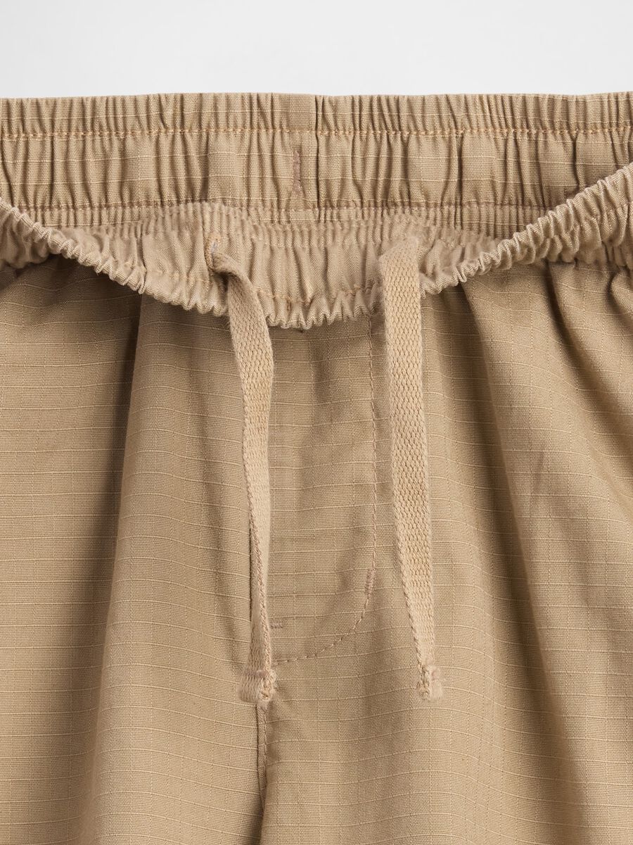 Beige Cargo Trousers Boy_6