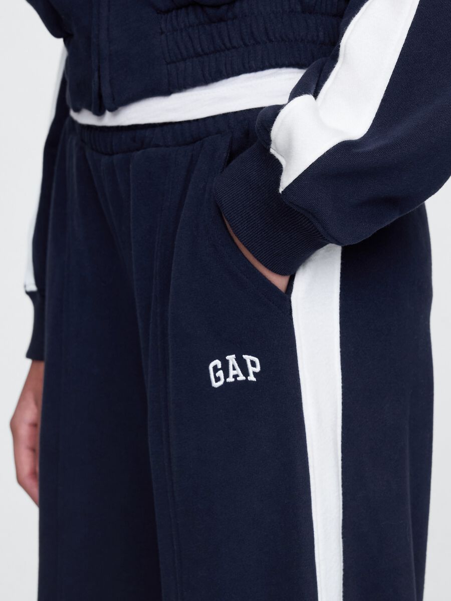 Pantaloni wide leg blu GAP Kids Bambina_3