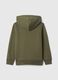 Full-zip con cappuccio interno in sherpa _1