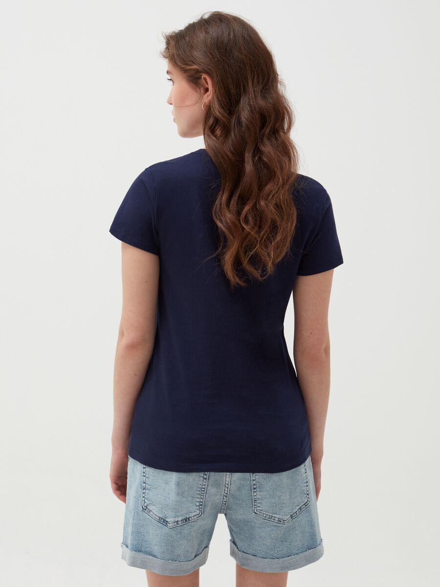 Bipack t-shirt in jersey con stampa logo Donna_3