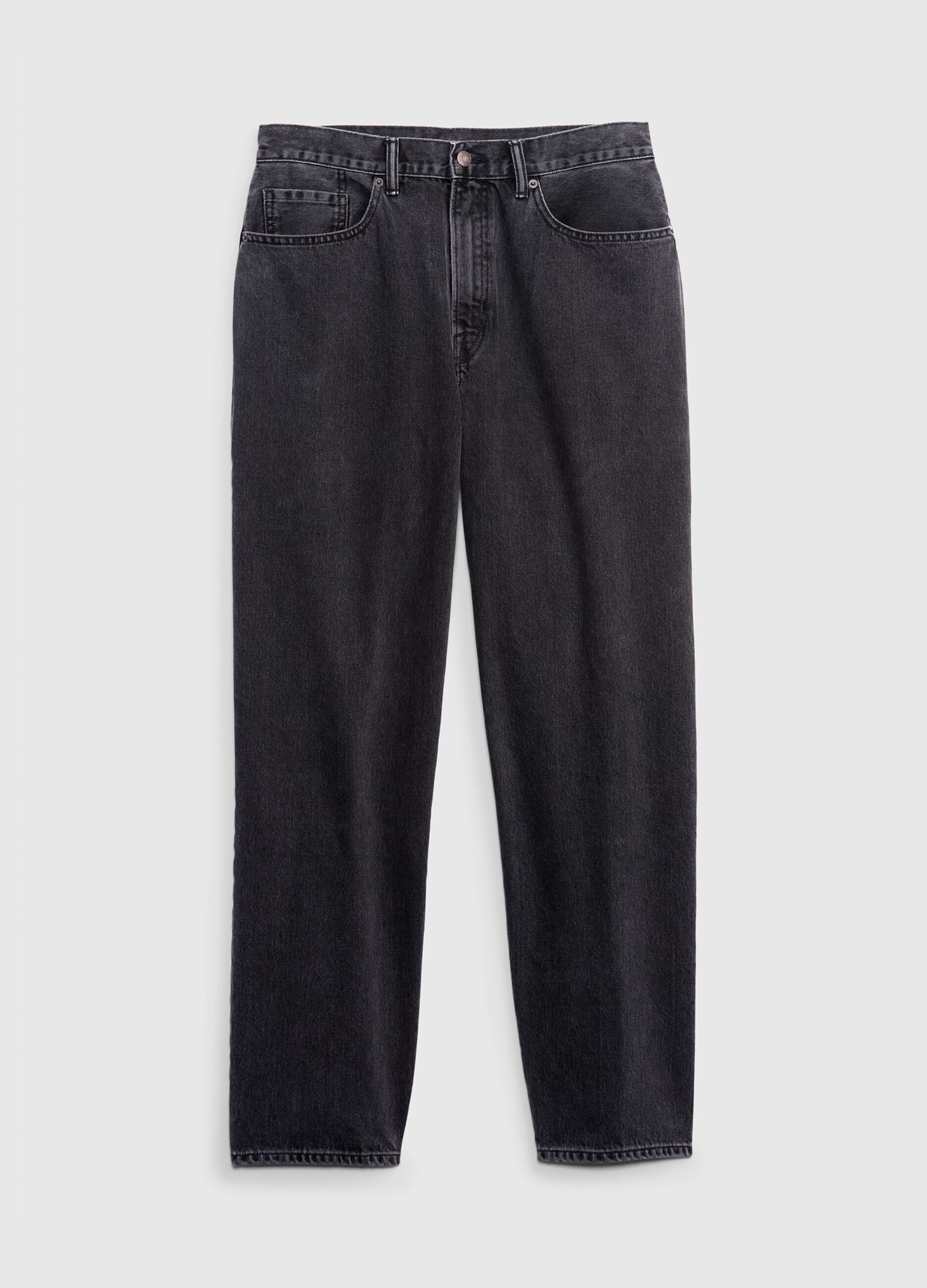 Jeans baggy fit a vita media_4