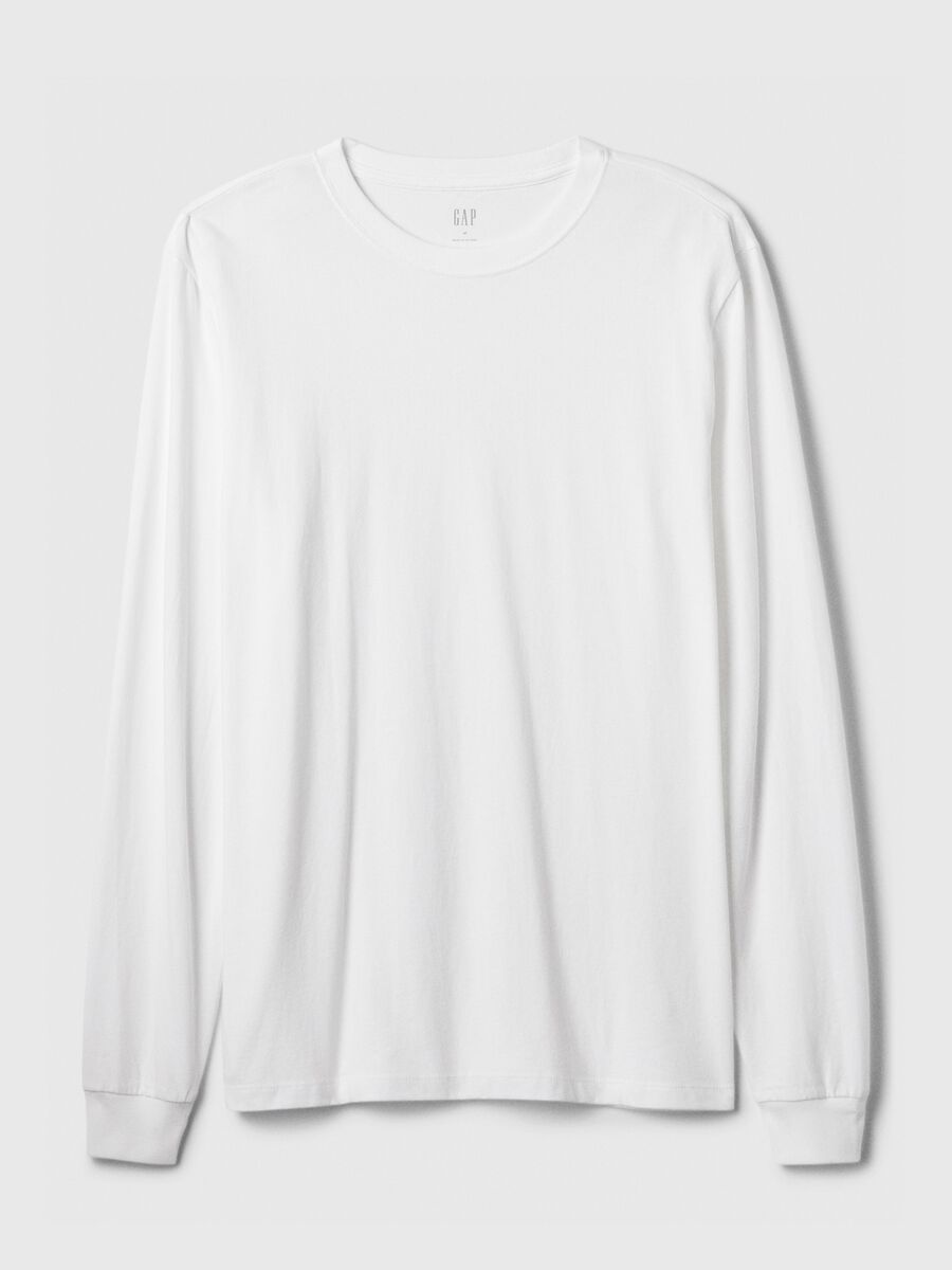 T-shirt a maniche lunghe in cotone  Uomo_3