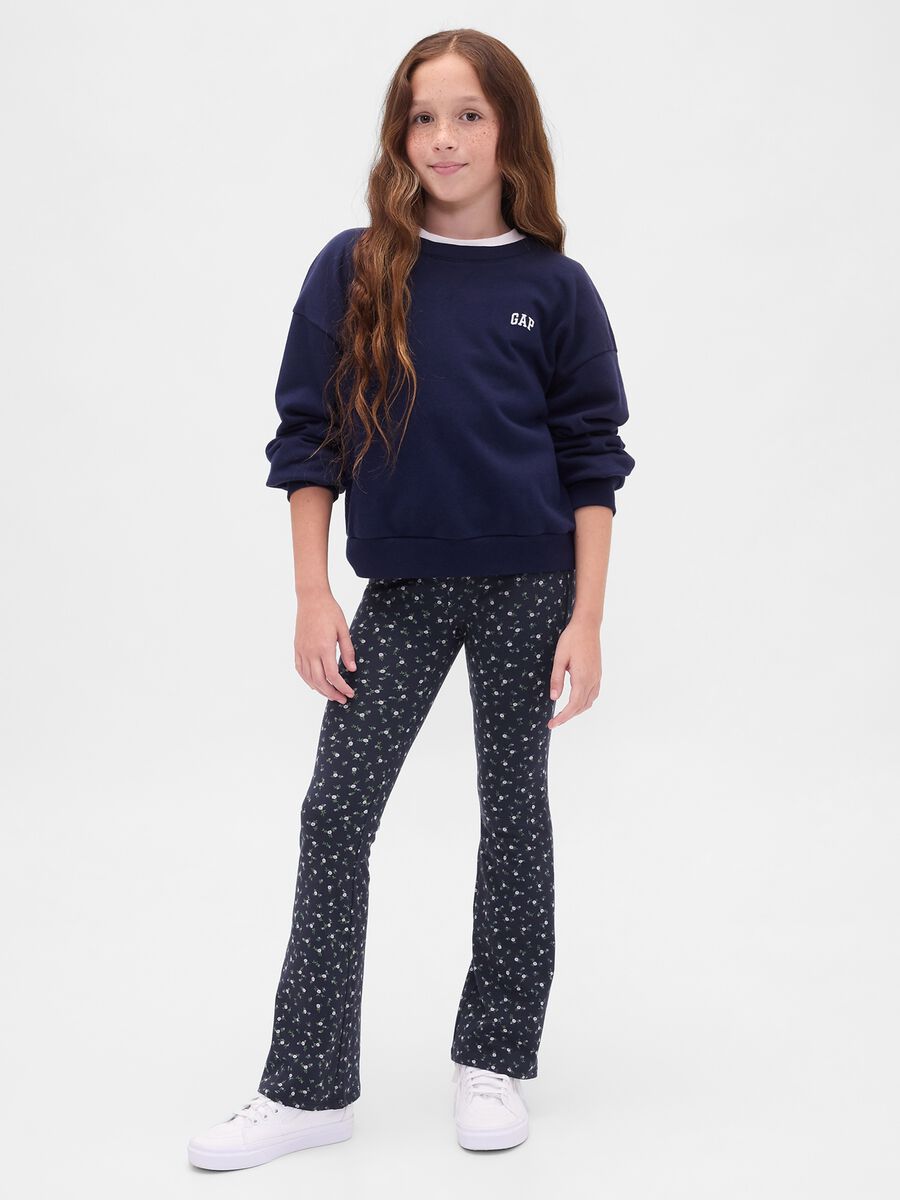 Leggings blu elasticizzati Bambina_0
