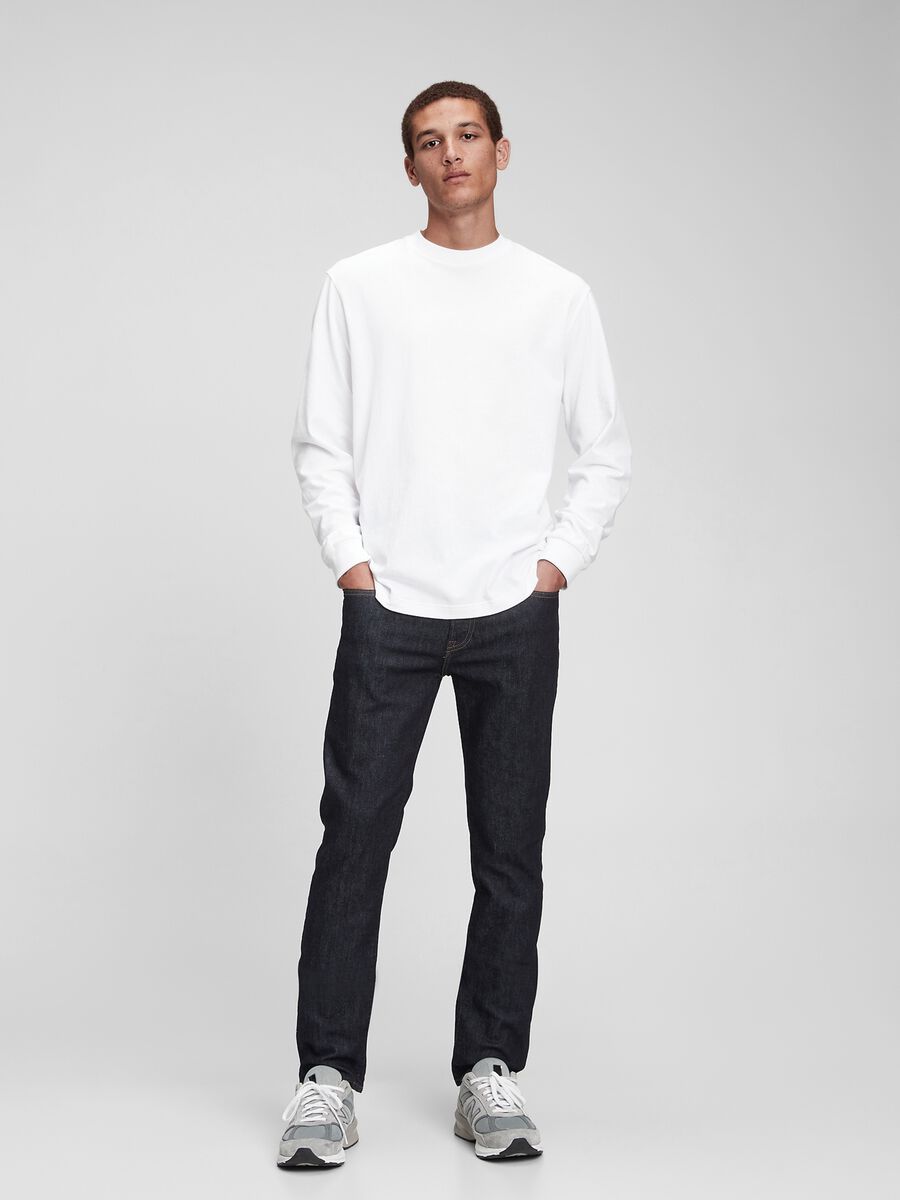 Jeans slim fit cinque tasche Uomo_0