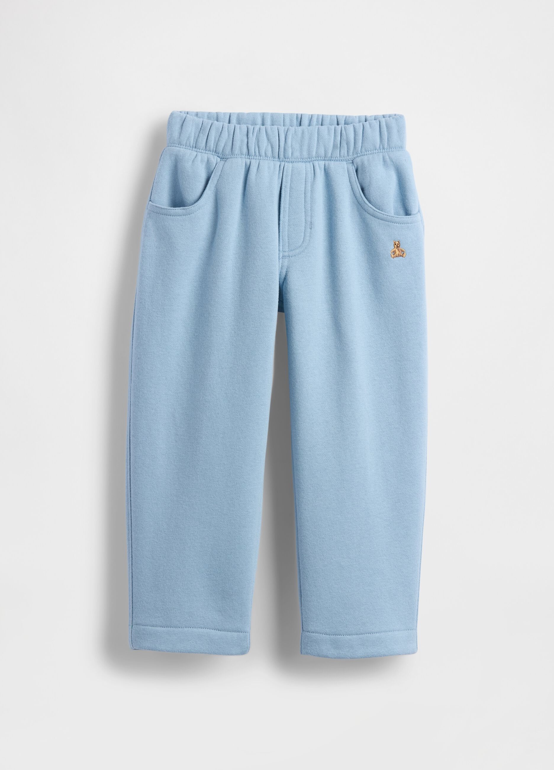 Pantaloni azzurri in cotone per bambino