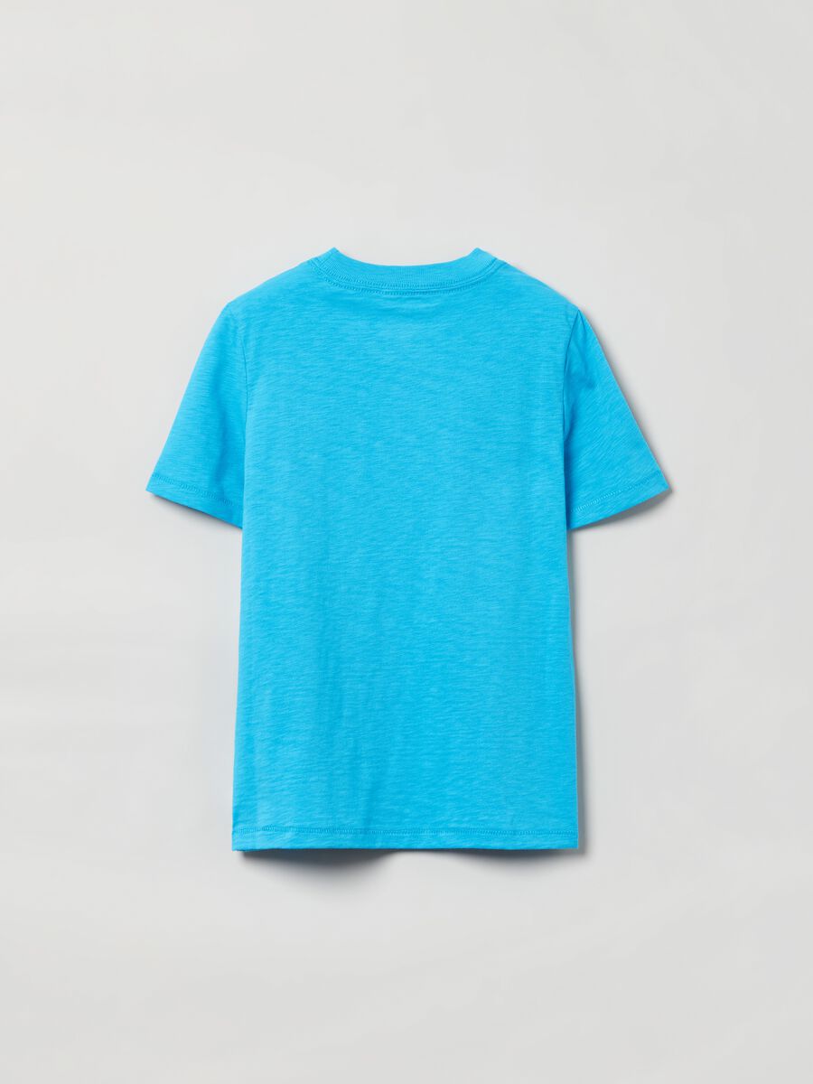 Organic cotton slub T-shirt with pocket Boy_1