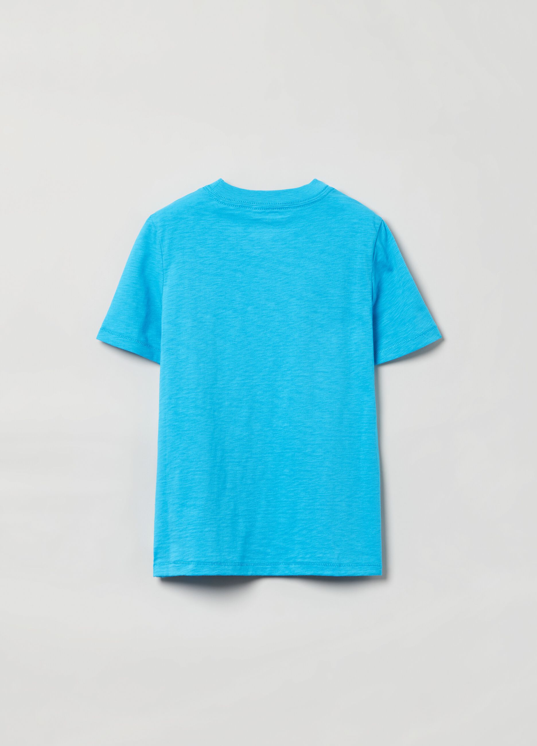 Organic cotton slub T-shirt with pocket_1