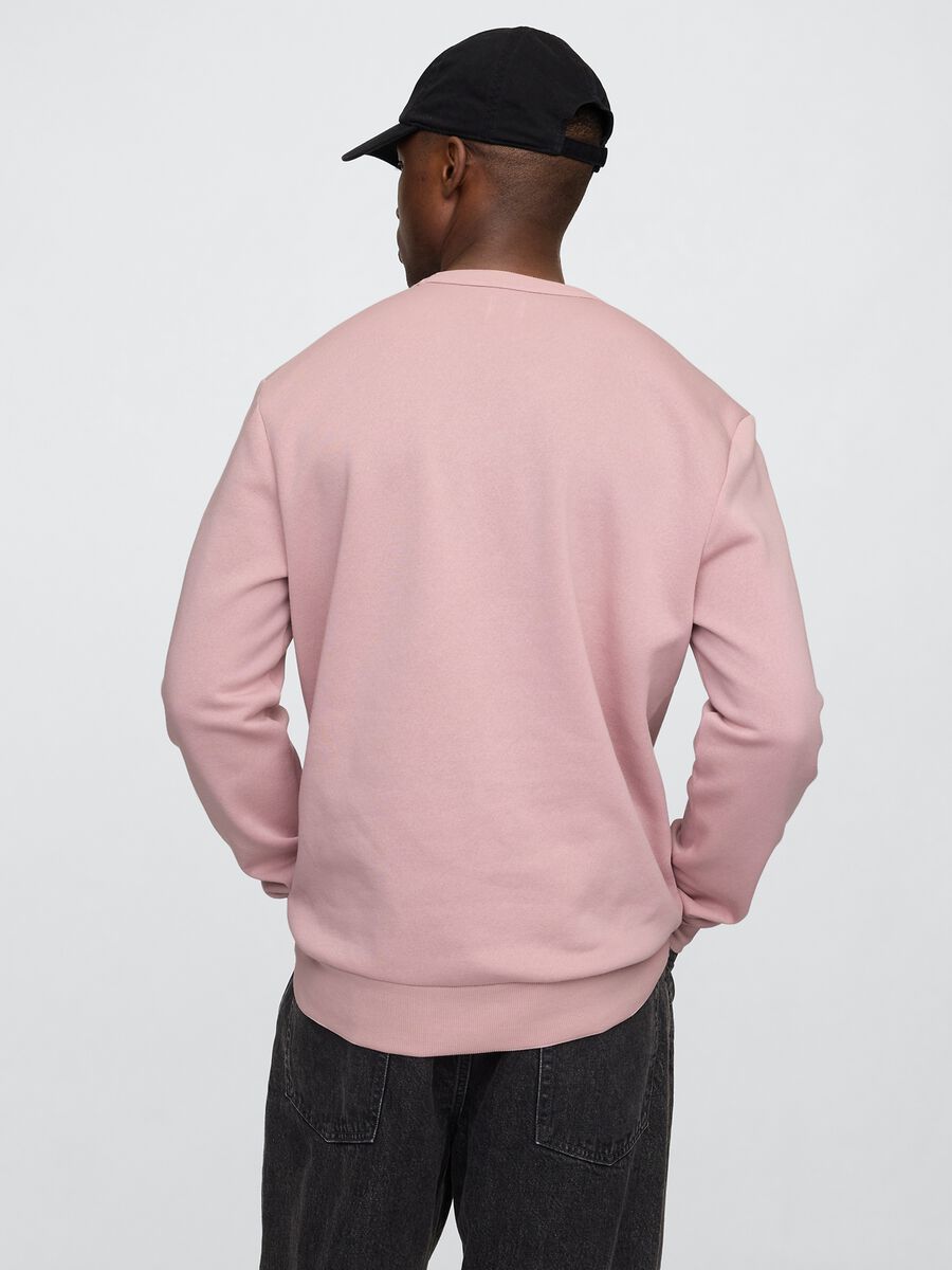 Felpa rosa con logo Gap Uomo_2