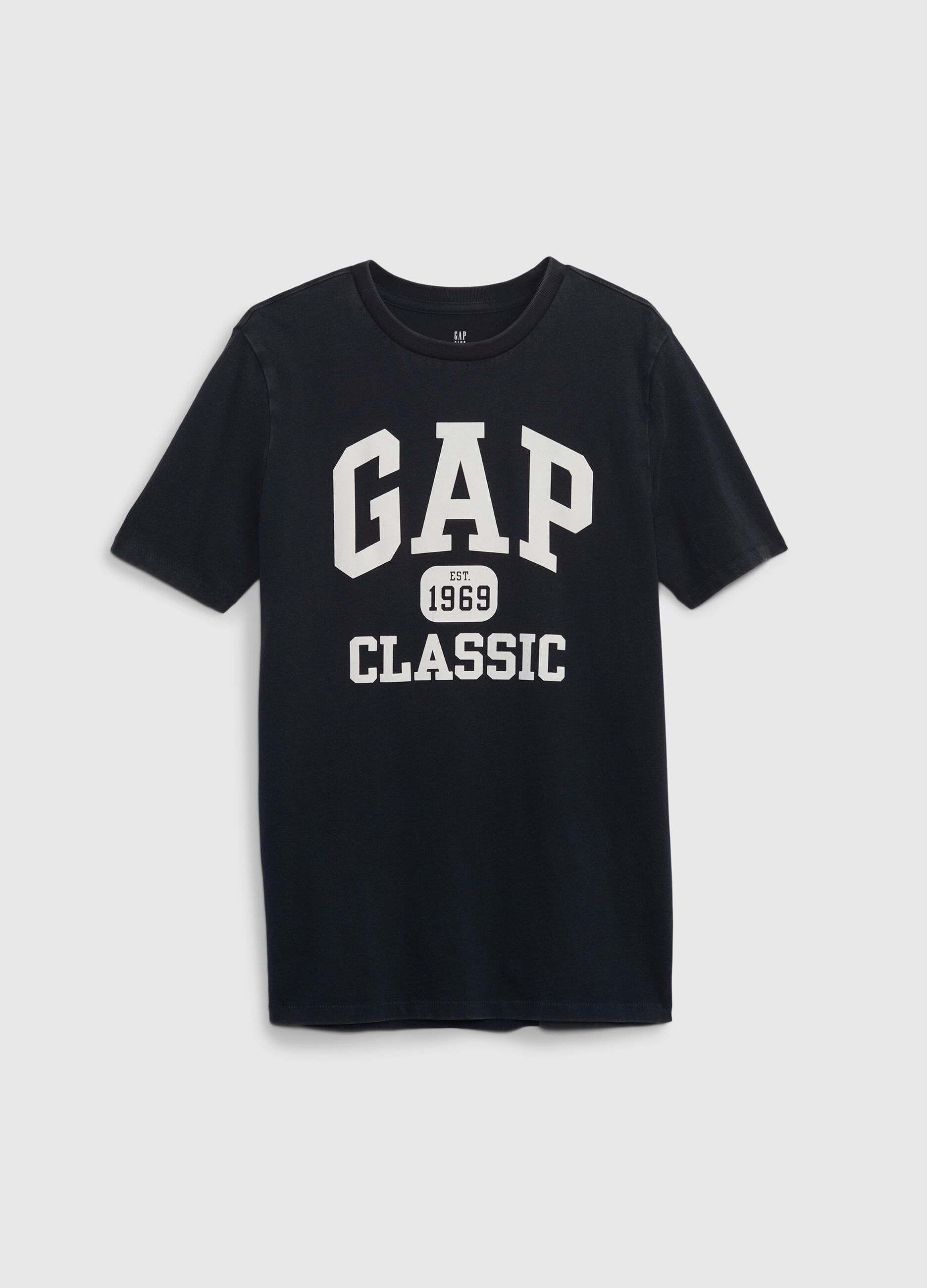T-shirt in cotone con stampa logo