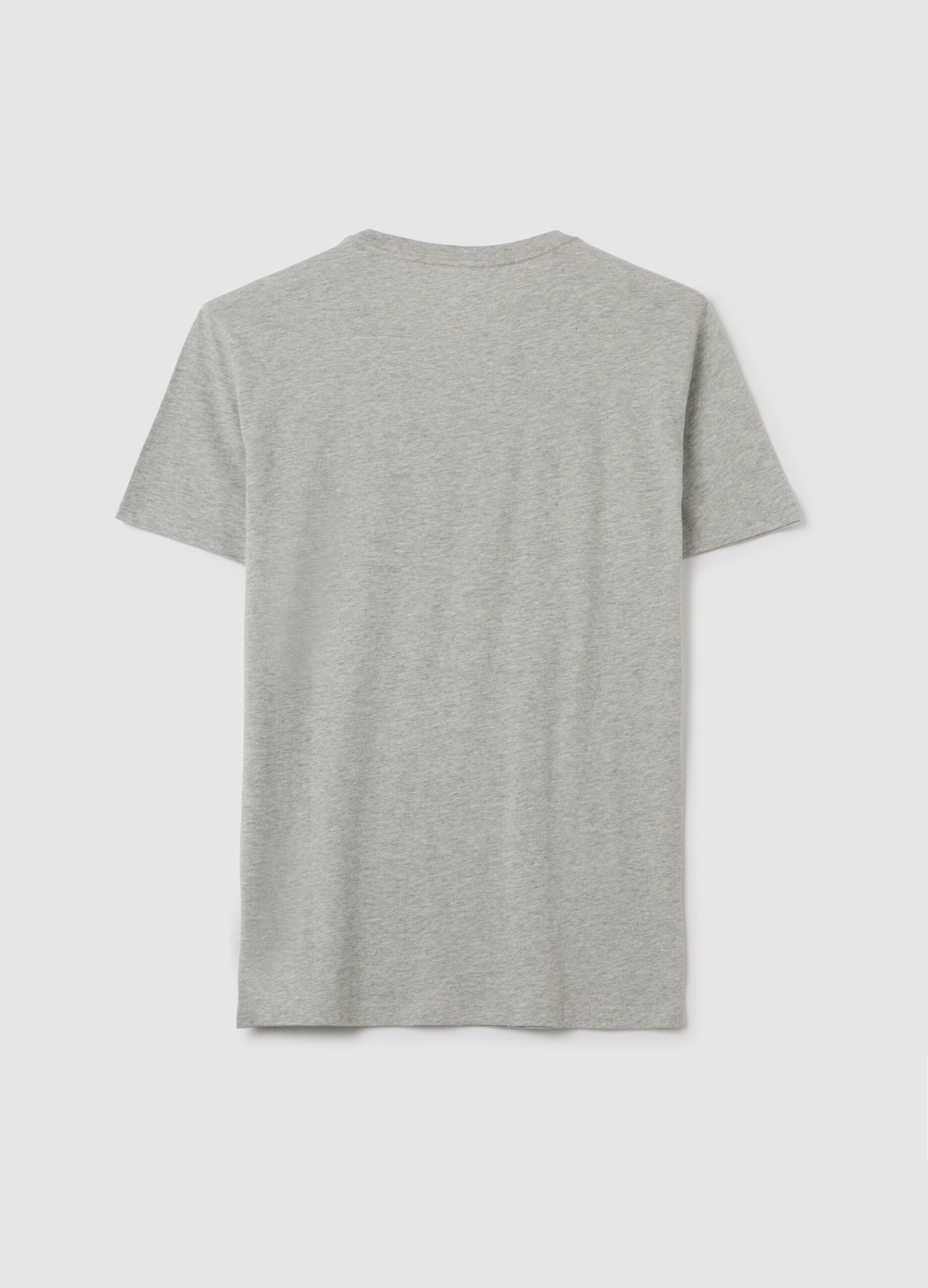 T-shirt in cotone con stampa logo_3