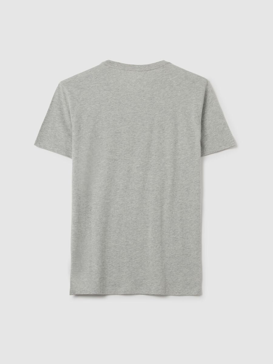 T-shirt in cotone con stampa logo Uomo_3