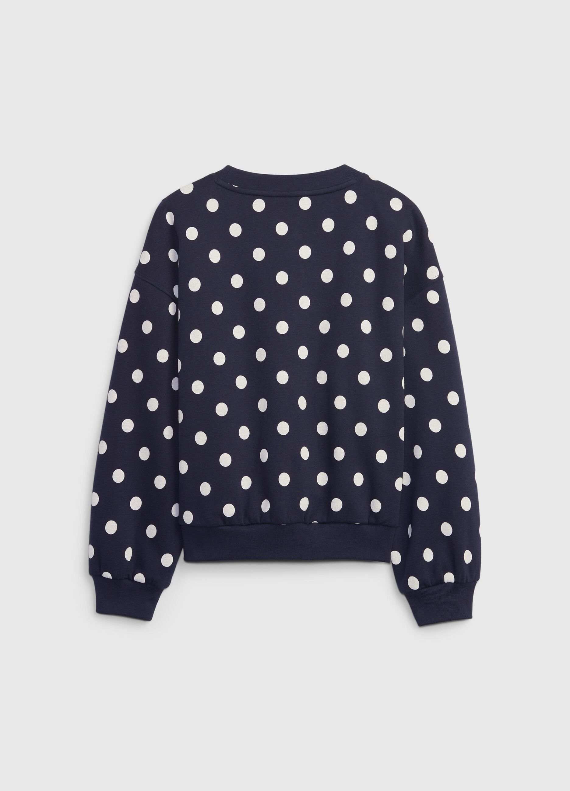 Sweatshirt with round neck and pattern_1