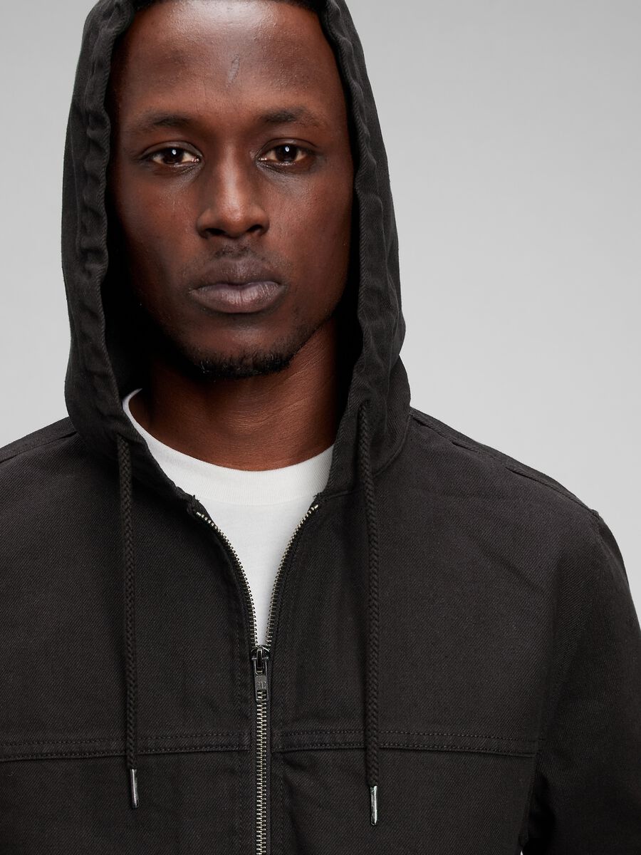 Giacca full-zip con cappuccio Uomo_1
