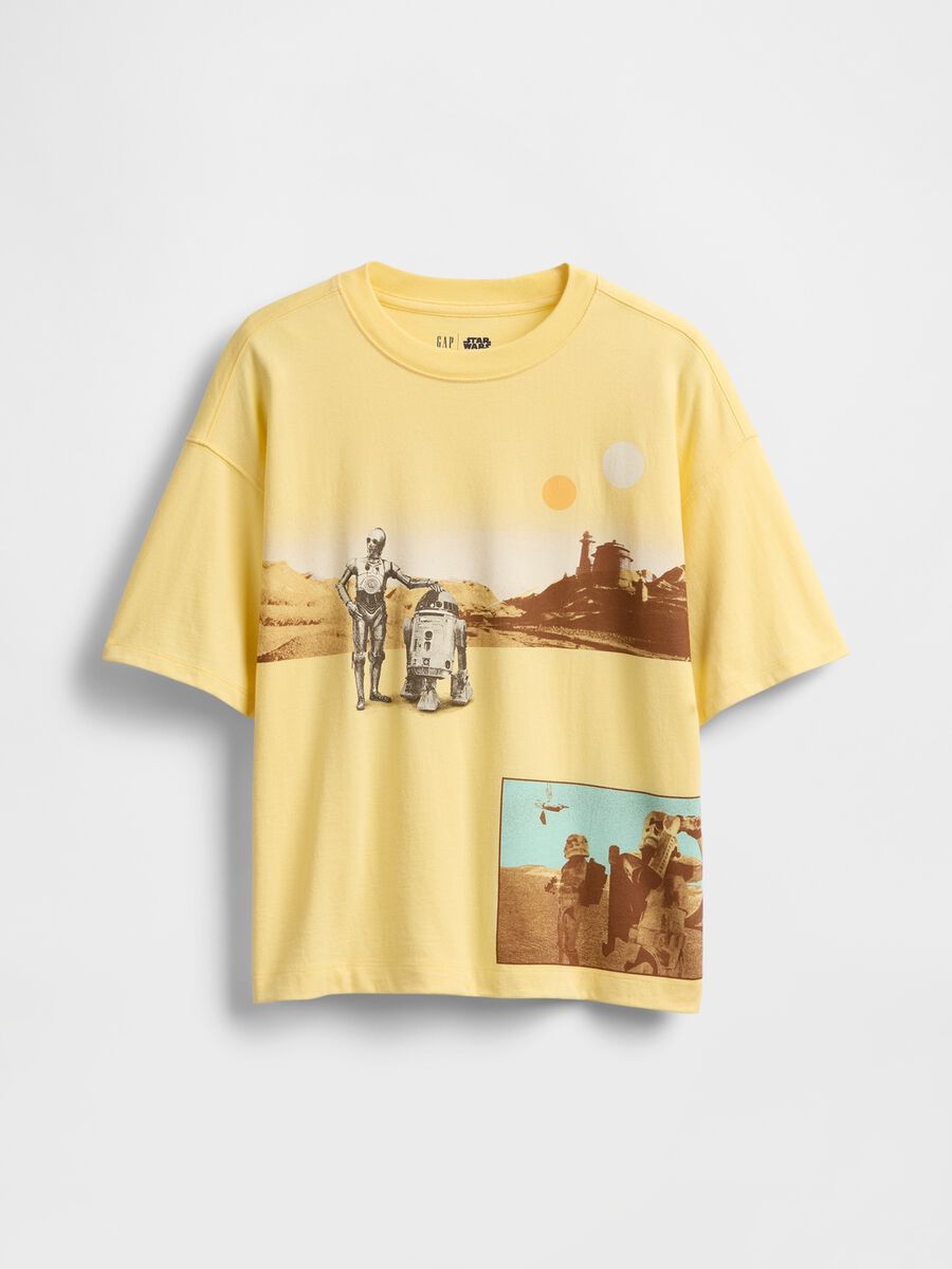 T-shirt gialla Star Wars Boy_0