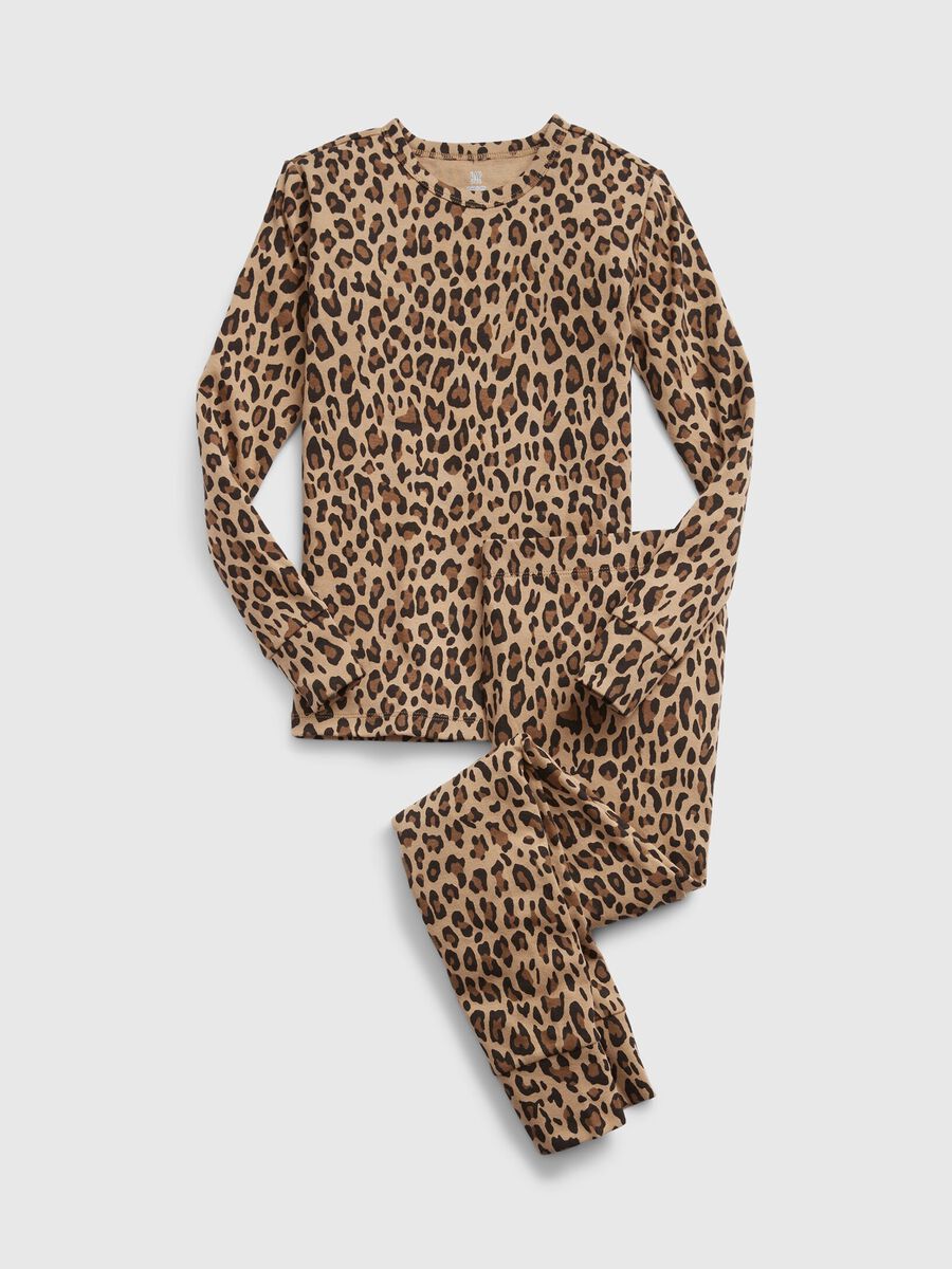 Full-length pyjamas with animal print Girl_0