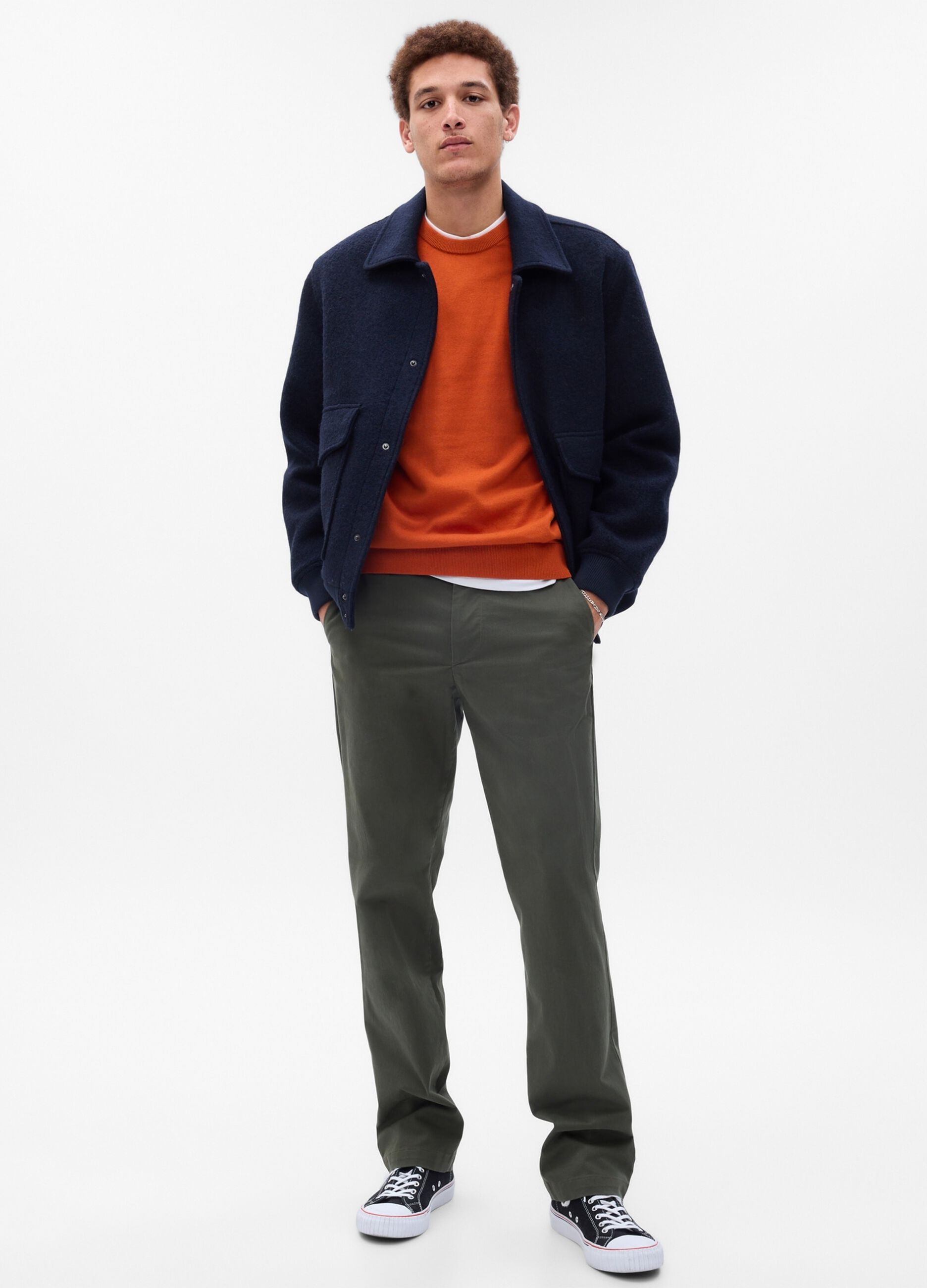 Pantaloni chino straight fit