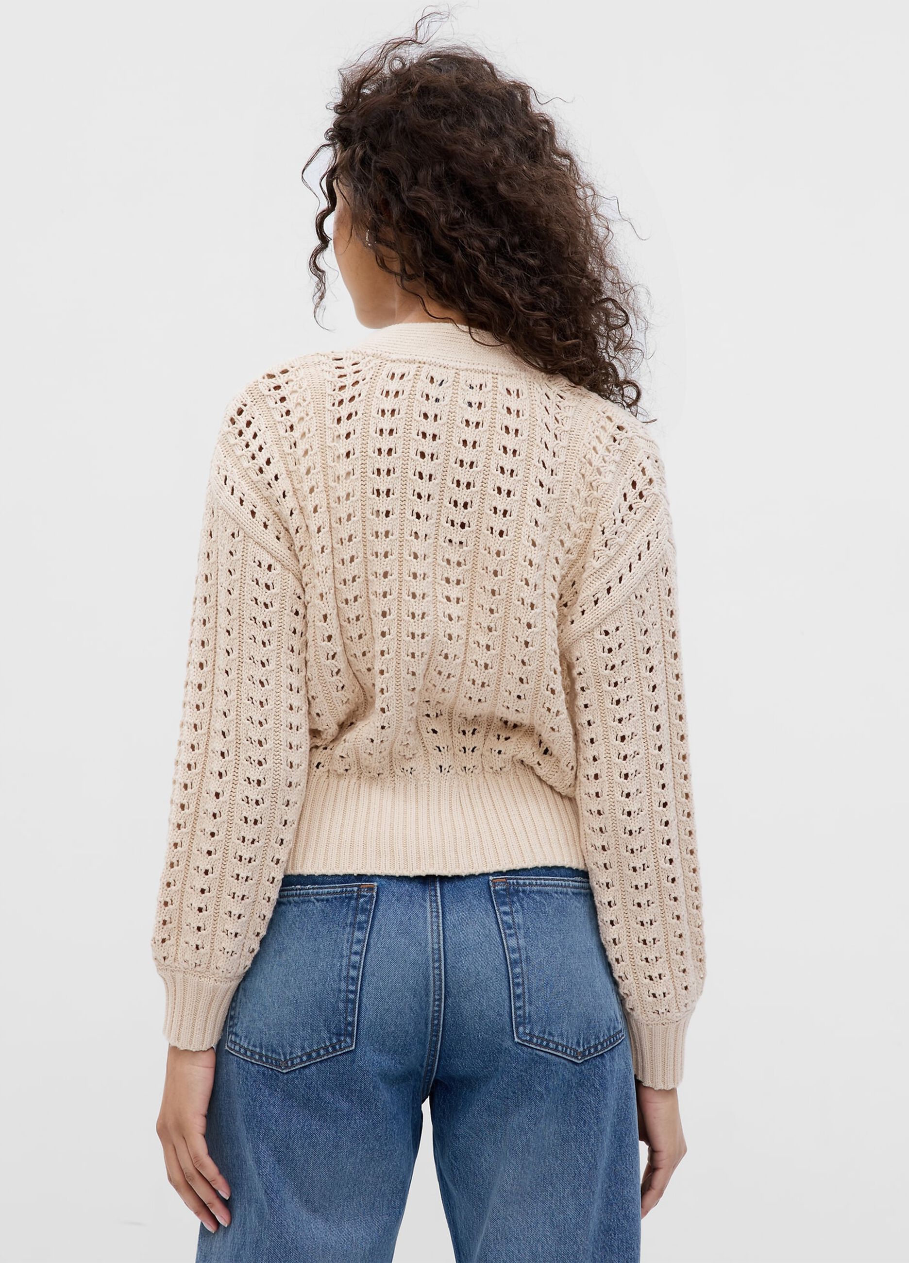 Cotton crochet cardigan_1