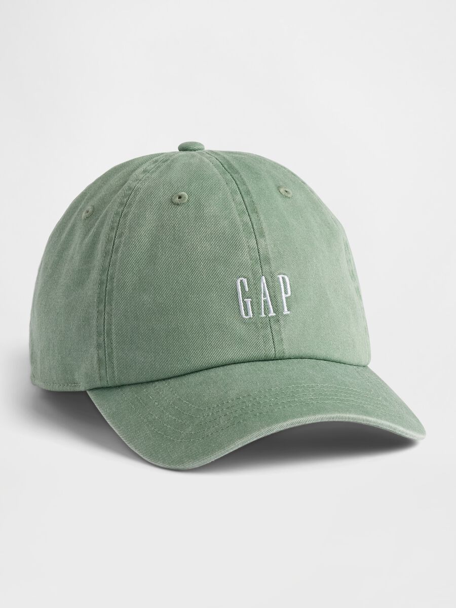 Cappello baseball in puro cotone con logo GAP Uomo_0