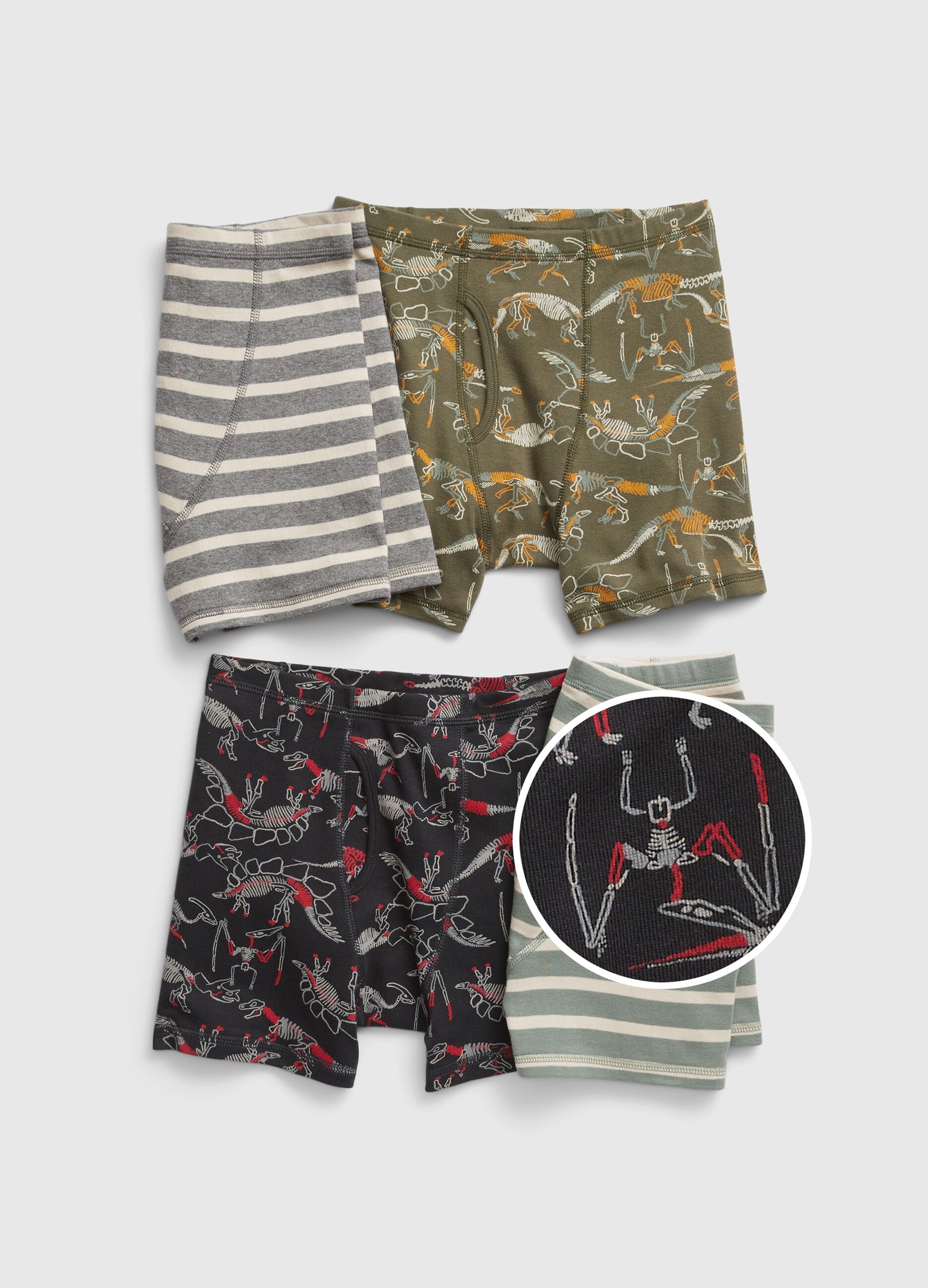 Boxer shorts with dinosaur print_0