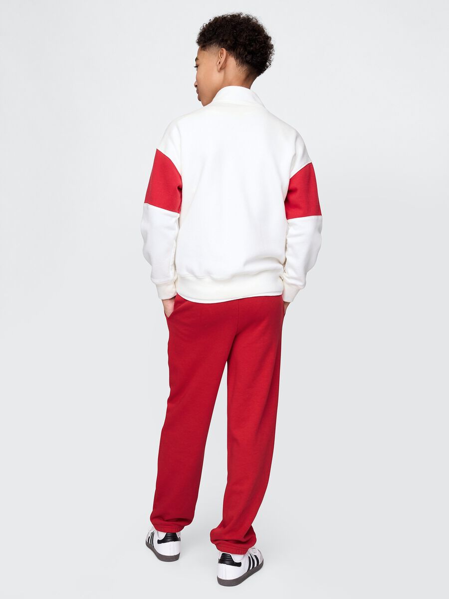 Set sportivo bianco e rosso GAP Bambino_2