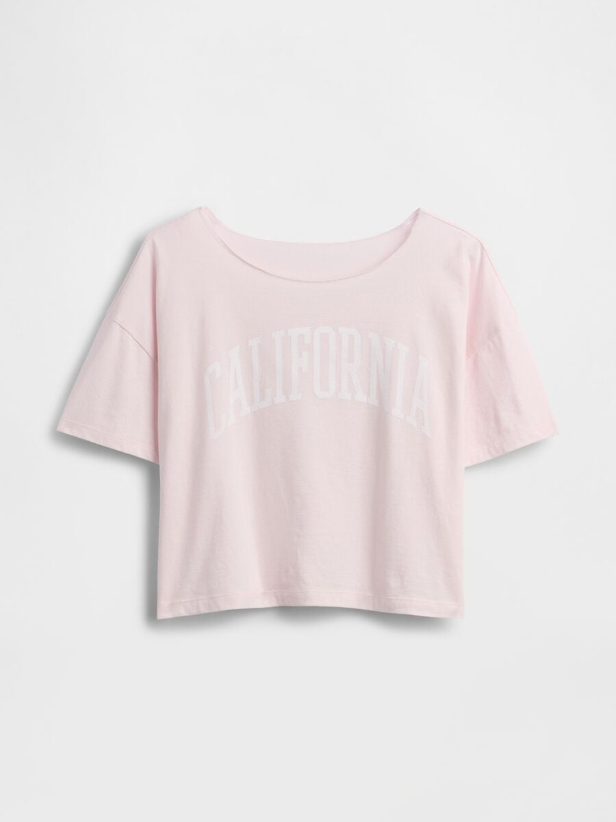 T-shirt a maniche corte in puro cotone Bambina_2