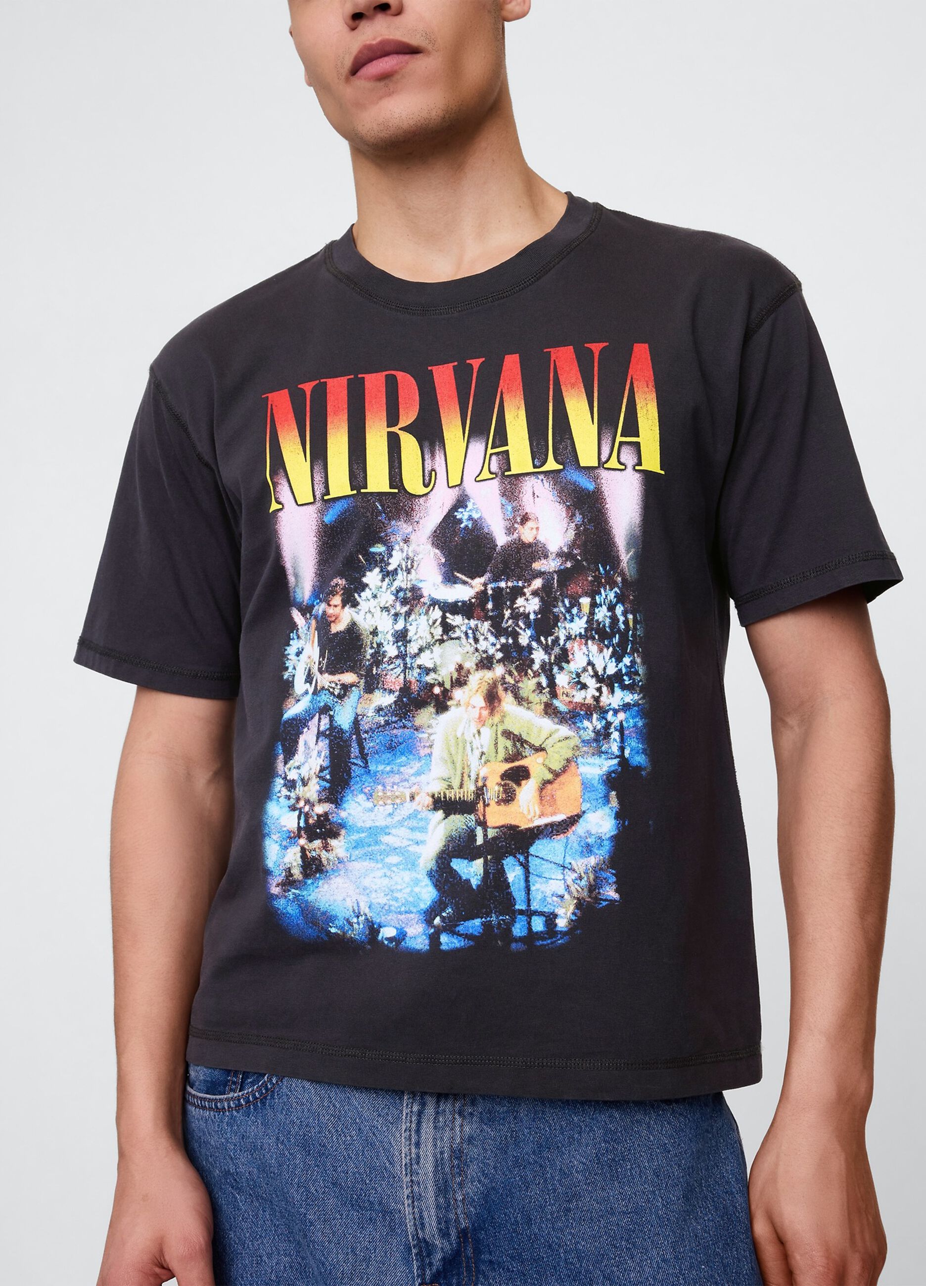 T-shirt in cotone con stampa_1