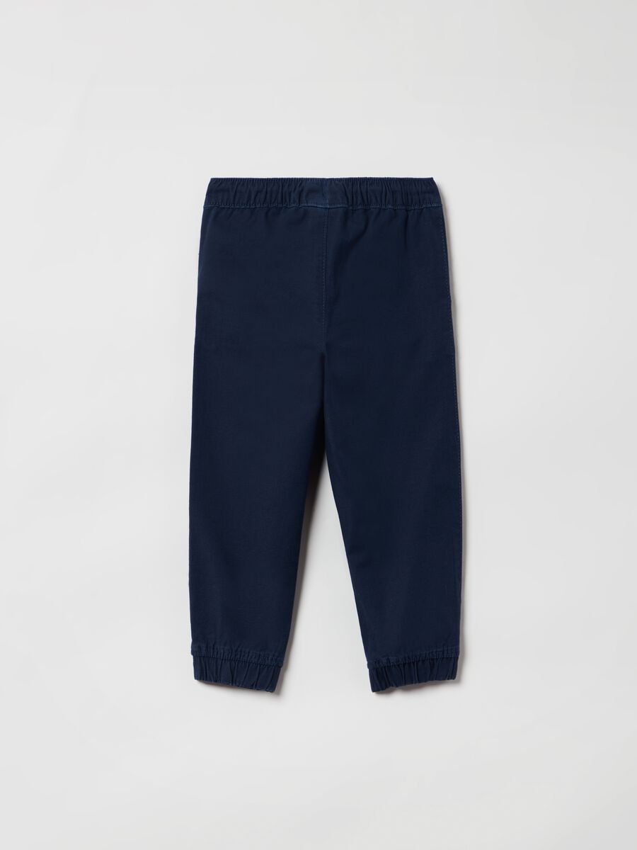 Woven trousers with drawstring Toddler Boy_1