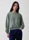 Felpa girocollo in misto cotone con logo GAP_1