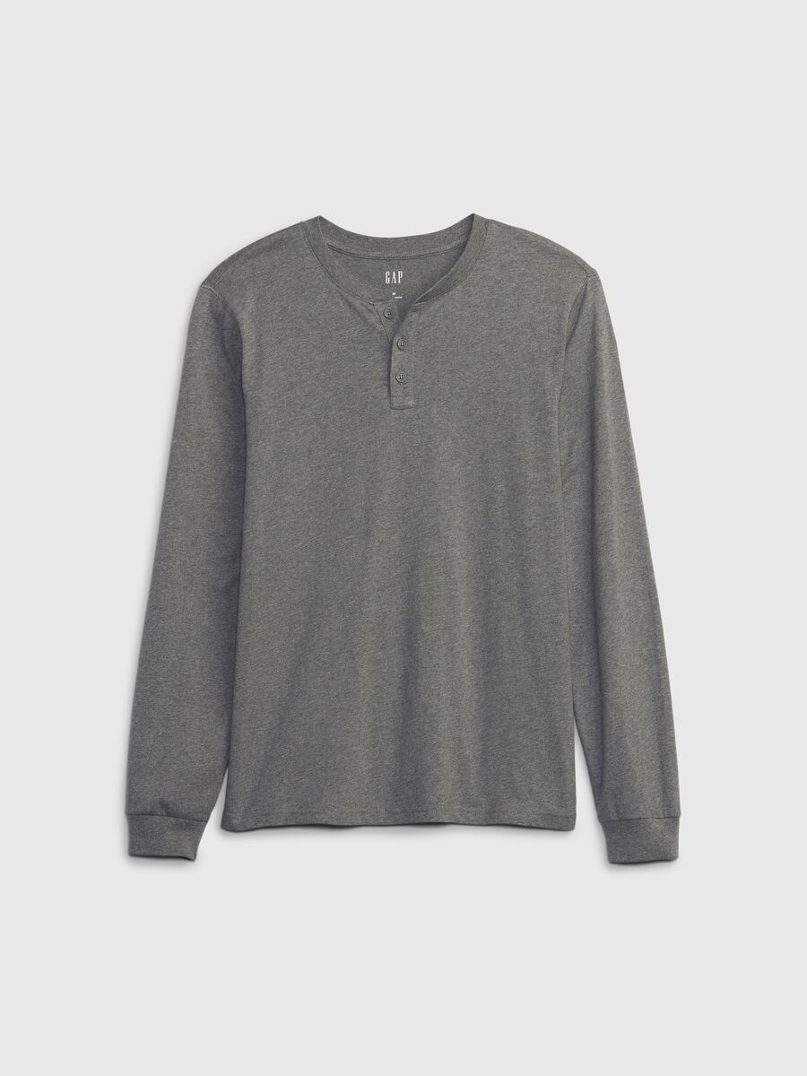 T-shirt in jersey a maniche lunghe Uomo_3