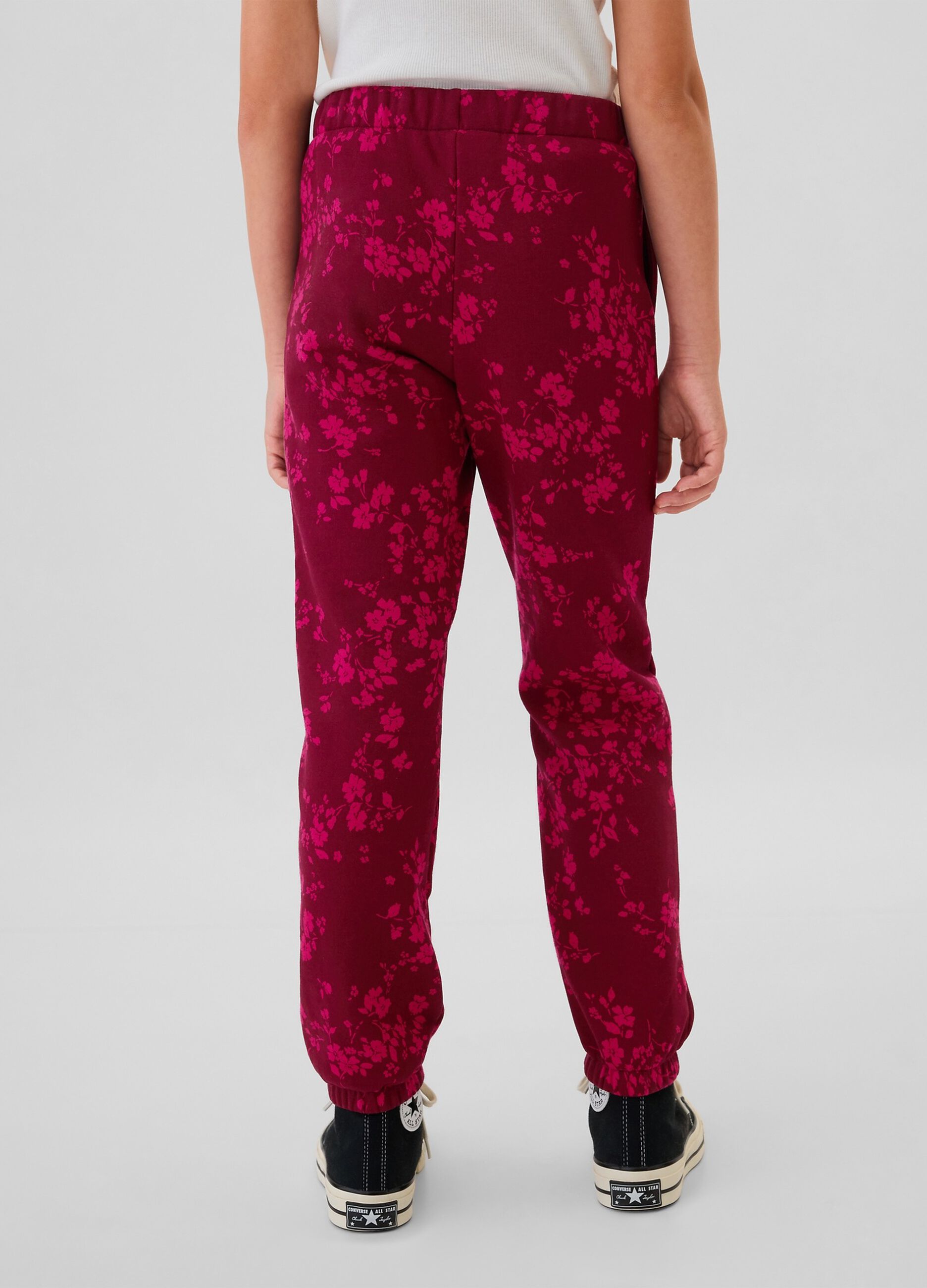 Joggers con coulisse e ricamo logo_2