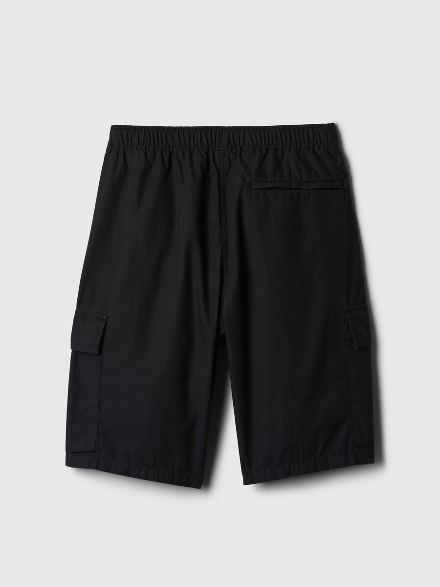 Poplin cargo Bermuda shorts Man_5