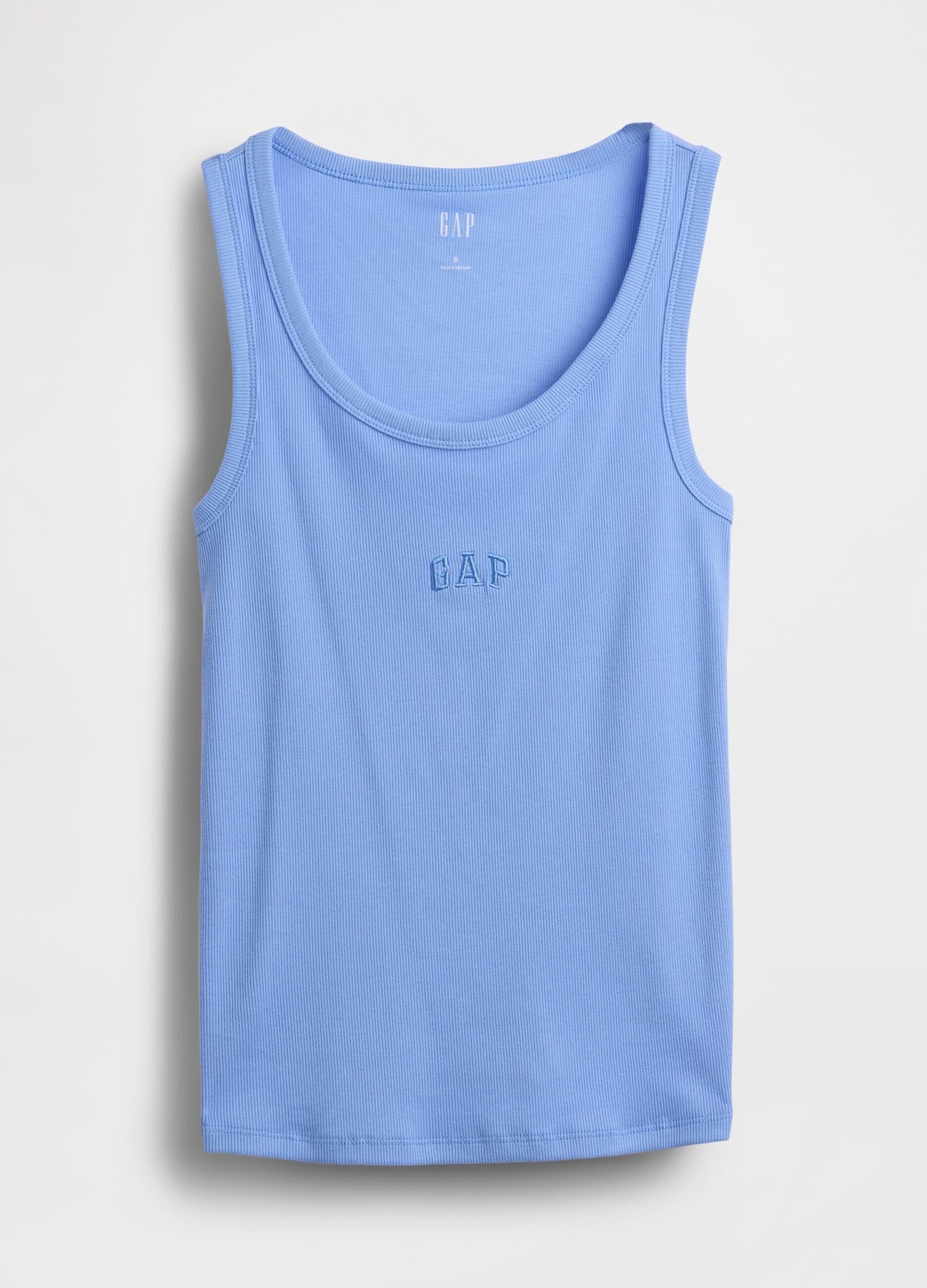 Tank top in cotone elasticizzato con logo GAP