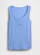 Tank top in cotone elasticizzato con logo GAP_4