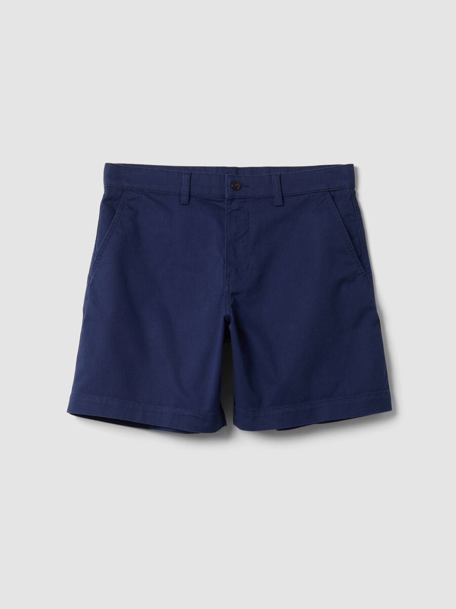 Stretch cotton shorts Man_0