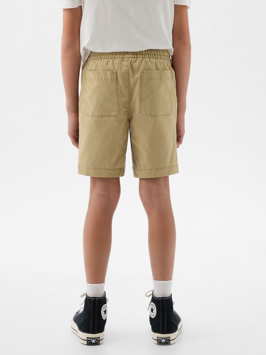 Bermuda in twill con coulisse Bambino_2