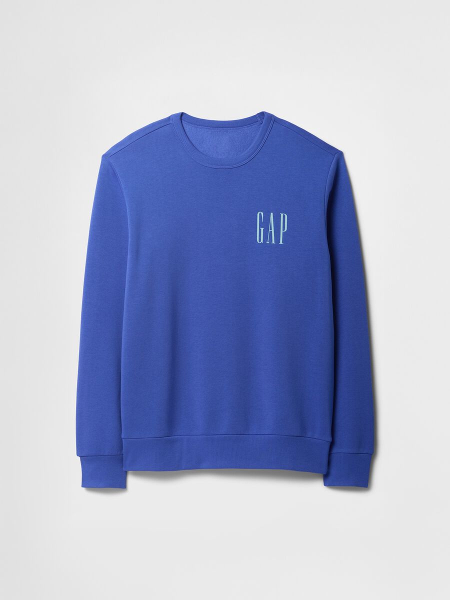 Felpa blu in misto cotone Gap Uomo_3