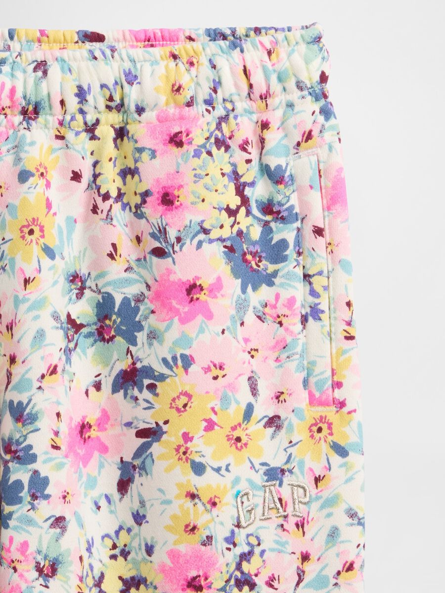 Multicolour cotton trousers for girls Girl_5