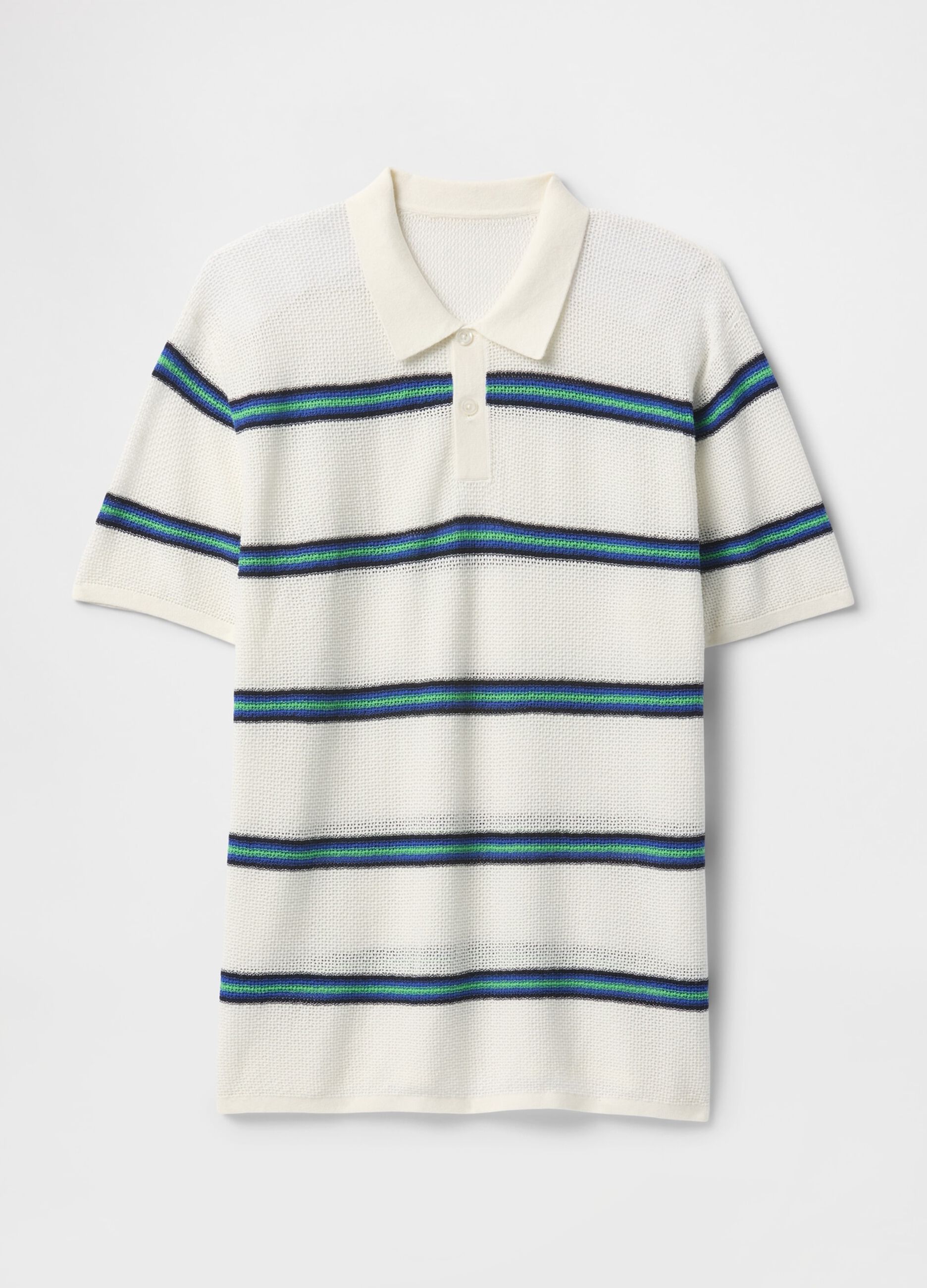 Polo a maniche corte a righe _3