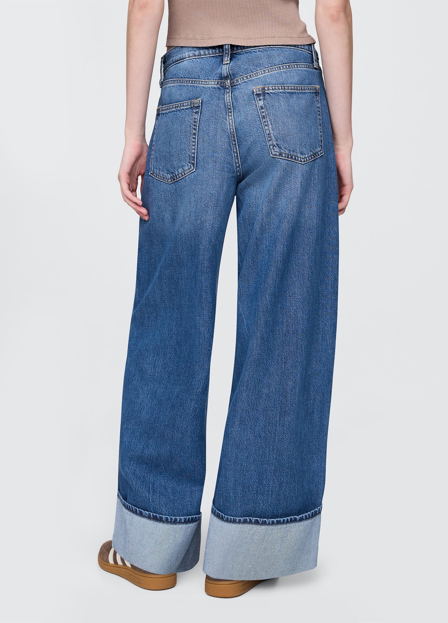 Jeans ampi in misto cotone e Lyocell Gap_2
