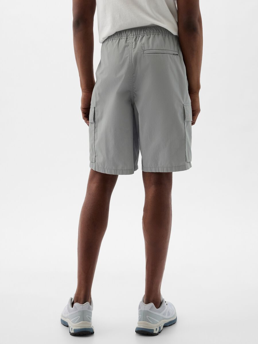 Poplin cargo Bermuda shorts Man_3