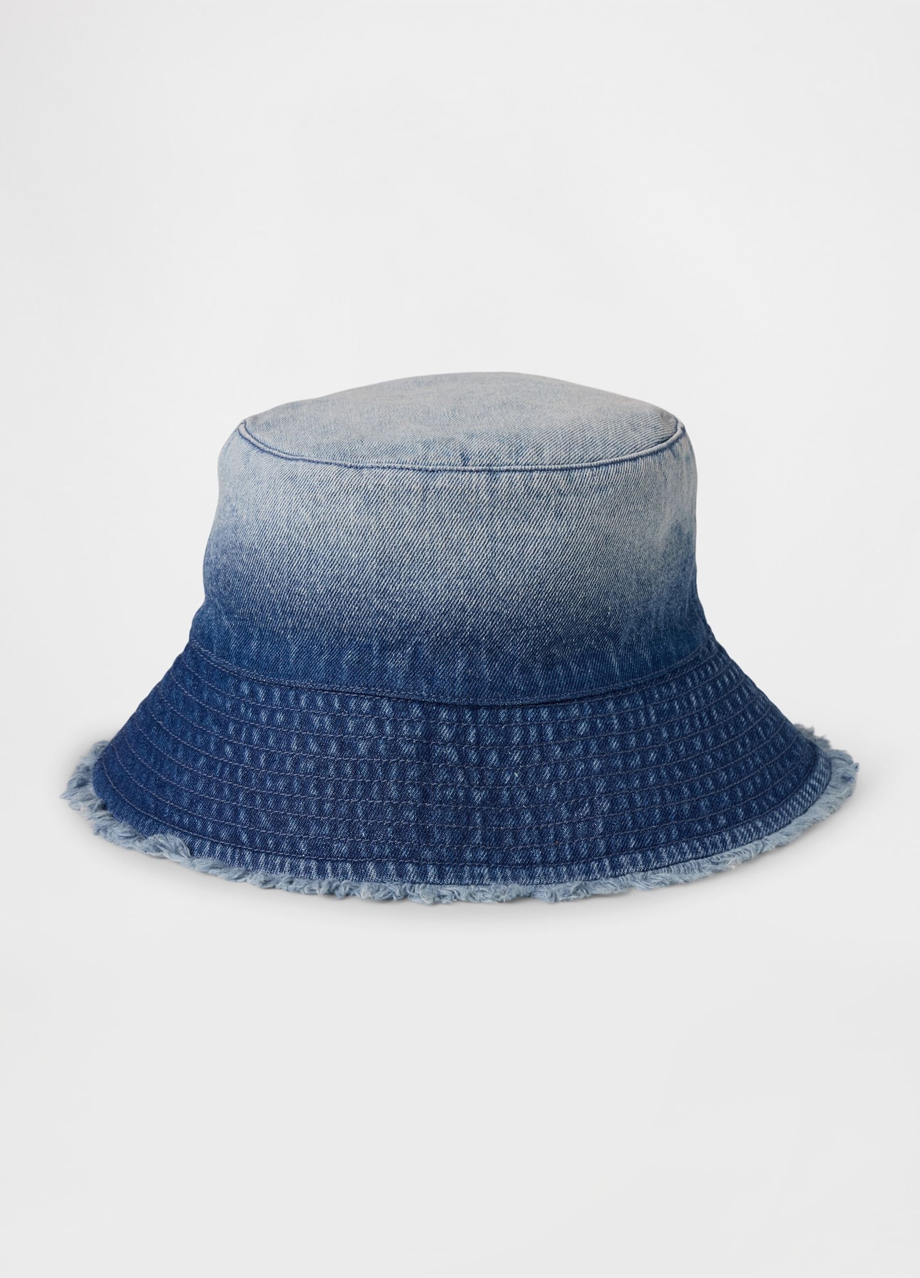 Cappello da bambina denim sfumato in cotone