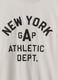 Felpa girocollo con logo Gap New York_4
