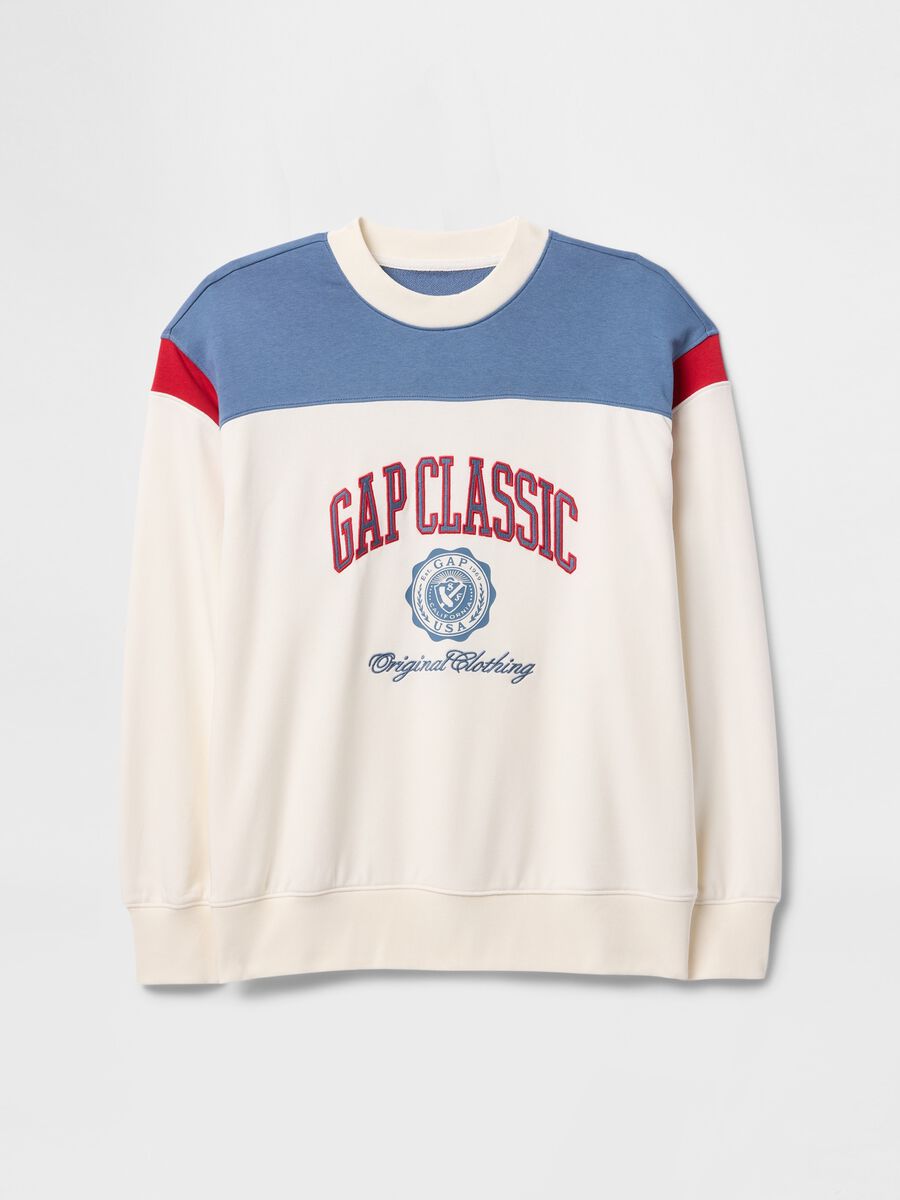 Felpa Gap Classic con logo tricolore Donna_4