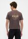 T-shirt marrone in cotone_2